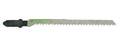 Leman - Lame pour scie sauteuse double denture - Nb de lames.5 - Type de coupe.Courbe - Pas mm.2,5 - Long. utile mm.75 - Long. totale mm.95 -