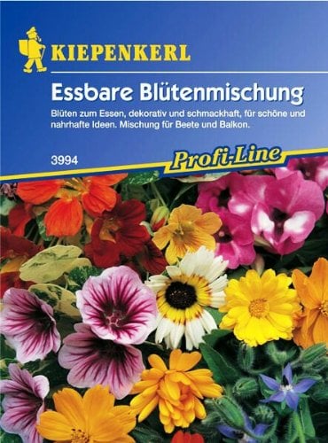 Essbare Blütenmischung Blüten für Gourmets einjährige Mischung