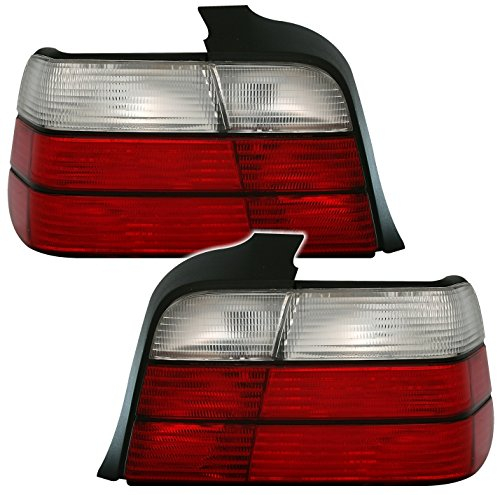 AD Tuning 960026 Rückleuchten Set (2-teilig), Rot Weiß Klassik