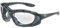 Honeywell Uvex S0600X seismische Sicherheitsbrille, schwarzer Rahmen, klare UV-Anti-Beschlag-Gläser/Kopfband