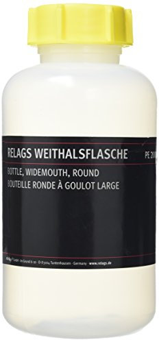 Relags Weithalsflasche rund Trinkflasche, transparent, 2000 ml