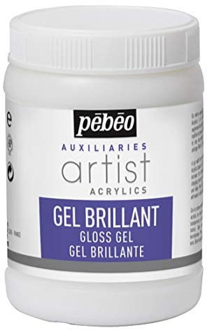 Pebeo 521330 250 ml Gloss Gel, Transparent