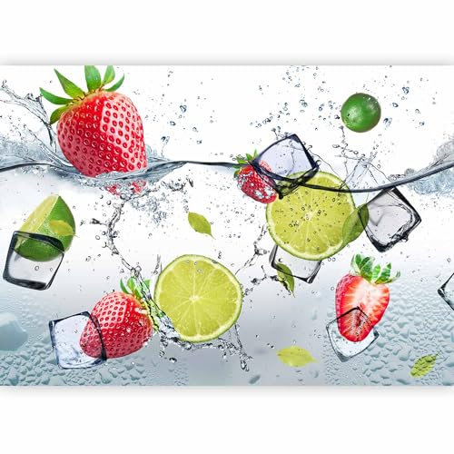 murando Fotomurales Aqua 200x140 cm XXL Papel pintado tejido no tejido Decoración de Pared decorativos Murales moderna Diseno Fotográfico Fruta - 10110908-2