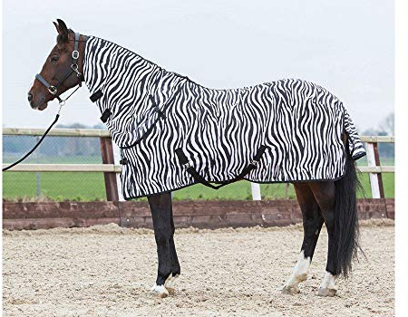 Harry's Horse Vliegendeken met Losse Hals, Zebra, Größe:215cm