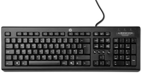 HP - Teclado (460 x 150 x 30.5 mm, 579 g, 478.02 x 177.8 x 36.06 mm) Negro