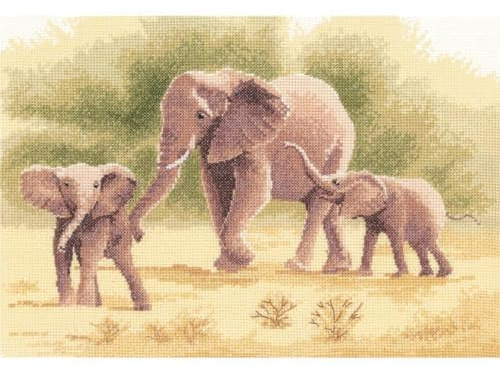Elephants (A) Counted Cross Stitch kit
