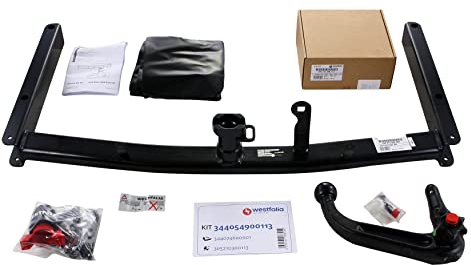Westfalia abnehmbare Anhängerkupplung für Seat Exeo Limousine/Kombi (ST) (BJ 03/2009-12/2013) - im Set mit 13-pol. fzg.-spez. Westfalia Elektrosatz