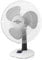 Orbegozo TF 0123 - Ventilador de sobremesa, oscilante, 2 velocidades, diámetro hélice 23 cm, asa, 25 W, piloto luminoso LED, blanco
