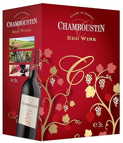 Chamboustin - Vin rouge demi-sec Bag in Box 3l (1 x 3 L)