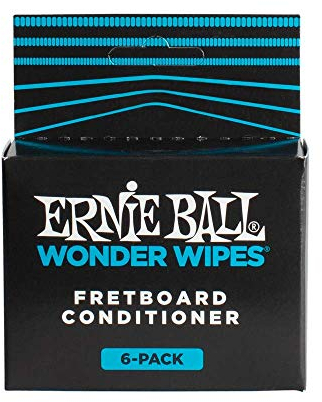 Ernie Ball P04276 Wonder Wipes Fretboard Conditioner 6 Pack