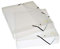 Exacompta 5982E Packung (mit 8 Archivboxen Crystal aus PP, robust und strapazierfähig, mit Gummizugverschluß, DIN A4, Rücken 60mm) kristall, 8 Stück