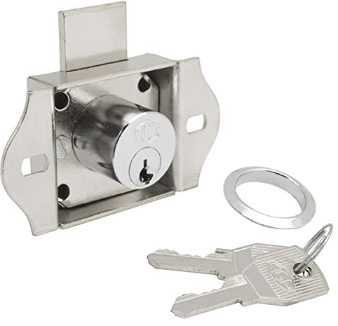 Wolfpack 3030040 Schloss für Truhe/Möbelstück, Messing, 101 x 18 mm