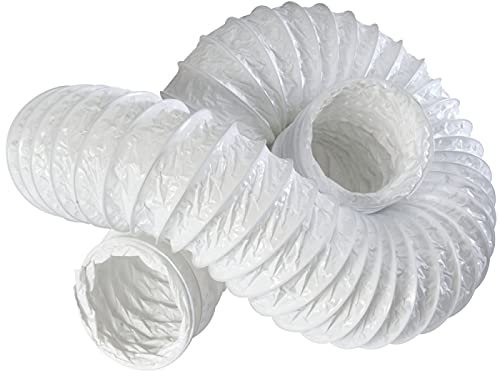 3m PVC 4 5 6 100mm, 125mm & 150mm Ducting Bathroom Shower Fans Ventilation (6)