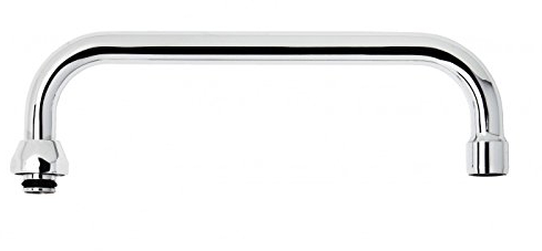 Montserrat 0032.001 Caño Tubo Horizontal, Plata, 22 cm