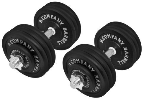Guss Kurzhantel-Set 70Kg (2 x Kurzhantelstange 40cm, 4x1,25 und 12x5Kg Hantelscheiben) Hantelset Hanteln Gewichte