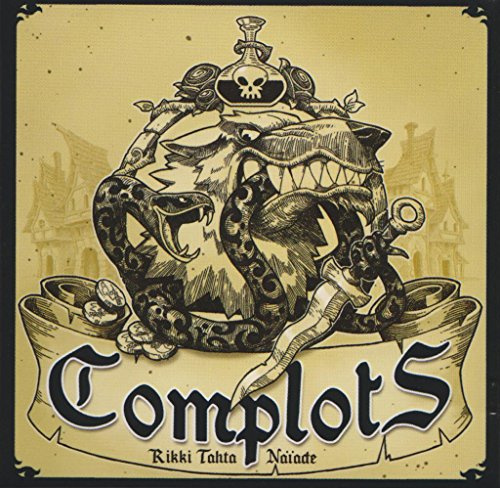 Ferti Complots Gesellschaftsspiel, Schwarz, Beige, L
