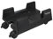 VulTech CP-02 Carrello Porta PC in ABS, Supporto PC regolabile basso, 4 Ruote con freno, fino a 20kg di peso, Colore Nero