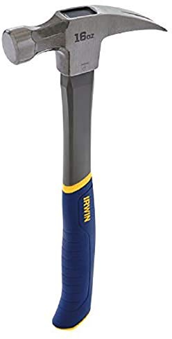 IRWIN Hammer, Fiberglass, General Purpose, Claw, 16 oz. (1954889)