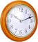 Acctim Maine Wall Clock Quartz Wood Frame Gold Bezel Cherry 20cm 24170