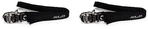 XLC Unisex – Erwachsene Pedalriemen-2501890000 Pedalriemen, schwarz, One Size
