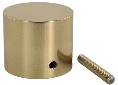 Seilendkappe Seilkappe Messing glänzend für 40mm Seil Handlaufseil Treppenseil