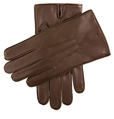 Dents Hastings Fleece Lined Hairsheep Leather Mens Gloves Large Brown