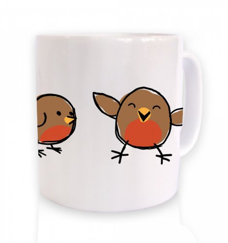 Trois rouge-gorges Mug