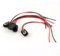 5 piezas negro carcasa de plástico 14,99 cm dos-con cable 9 V conectores para pilas recargables de