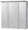 Schildmeyer Spiegelschrank 128522, steingrau, 70,5 x 16 x 72,5 cm