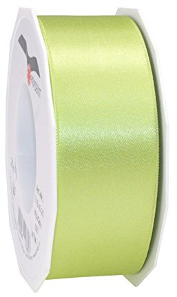 Präsent C.E. Pattberg Satin Pistazie, 25 m Satinband zum Einpacken von Geschenken, 40 mm Breite, Geschenkband zum Dekorieren & Basteln, Dekoband, Anlass