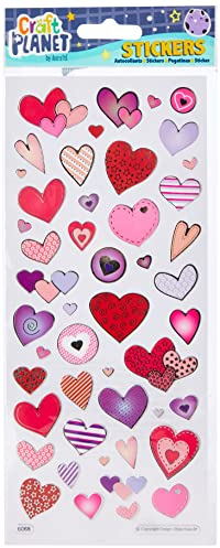 Craft Planet Fun Stickers Aufkleber Love Hearts