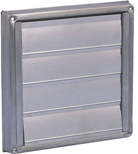Wallair N34863 Lüftungsjalousie Edelstahl Passend für Rohr-Durchmesser: 15 cm