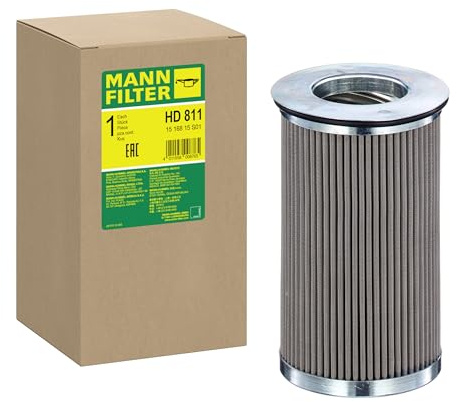 MANN-FILTER, HD 811 Hydraulics | For Off-Highway, Hydraulic Fluid Purity, Highest Filtration Performance, Hydraulic Engine Protection, True OE Engineering