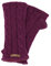 McRon Damen Gestrickte Pulswärmer Emily Pflaume 3311