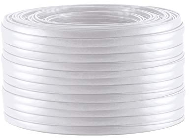 Telefonkabel 4-adrig flach weiß 25m