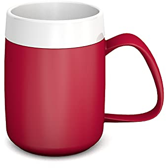 Ornamin 206 Taza térmica 300 ml, plástico, Rojo, 9x9x11 cm