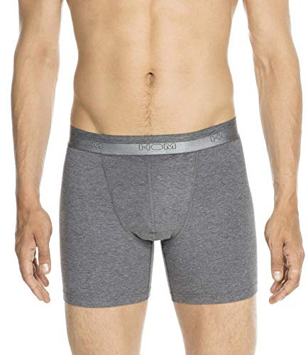 HOM Men's Ho1 Long Boxer Briefs 359519, Grey, XX-Large