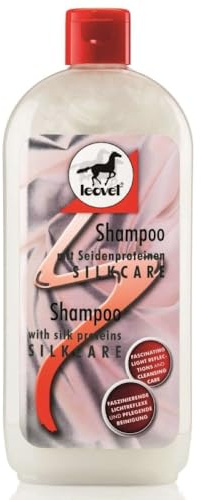 Leovet Silkcare Shampoo | 500 ml | Fellpflegeprodukt für Pferde | Mit hochwertigen Seidenproteinen, pflanzlichen Stoffen und Vitaminen | ADMR konform, keine Karenzzeit