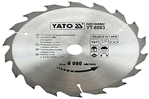 Yato yt-6063 – Kreissägeblatt mit carburos 160 x 48 x 20 mm Yato