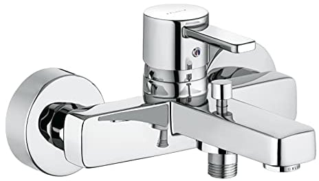 Kludi Zenta 386700575 Wannenfüll-Brause-Einhebelmischer DN 15, Chrom