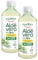 Equilibra Aloe Vera da Bere, 100% Pura Polpa di Aloe, 2x1000 ml per 40 Giorni, Azione Depurativa e Lenitiva, Senza Zuccheri, con Polisaccaridi, Da Bere Puro o Diluito in Acqua