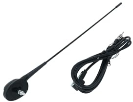 Carpoint Autoantenne Universal Kurzstab 2010041 Kunststoff Schwarz