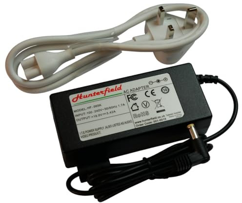 Genuine Hunterfield Charger for All Models of Acer Aspire Laptops Using 19V 3.42A 65W and 19V 2.37A 45W Chargers with 5.5mm Diameter Output Plug
