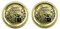 Bormioli, Quattro Stagioni,Set 2 Tappi per Barattolo in Vetro, 70mm