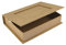 RAYHER HOBBY Rayher 71747000 Buch-Box, Pappmaché, FSC zertifiziert,22,8x16x5cm (LxBxH), Geschenkbox, Fotobox in Buchform, Natur, Weiß