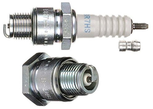 NGK Zündkerze Gruppe B Schlüsselweite 20,8 BR7HS silber/weiß Motorrad Zündkerzen