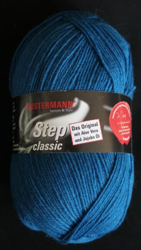 Step Classic Austermann mit Aloe Vera und Jojobaöl Sockenwolle 100 g Farbe 1023