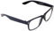 Style Hornbrille ohne Stärke Nerd Brille Schwarz Atzenbrille UV 400