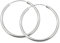 Soul-Cats Creolen aus 925 echt sterling Silber, Durchmesser: 25 mm