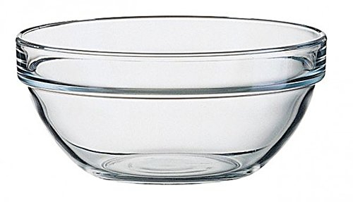 Arcoroc 24 x Glaschale/Saucenglas/Dressingschale, Empilbar, Transparent, Rund, Einfarbig, 0,03 Liter, für Kleingebäck, Marmelade, Nutella, Butter, Magarine oder sonstigen Brotaufstrichen